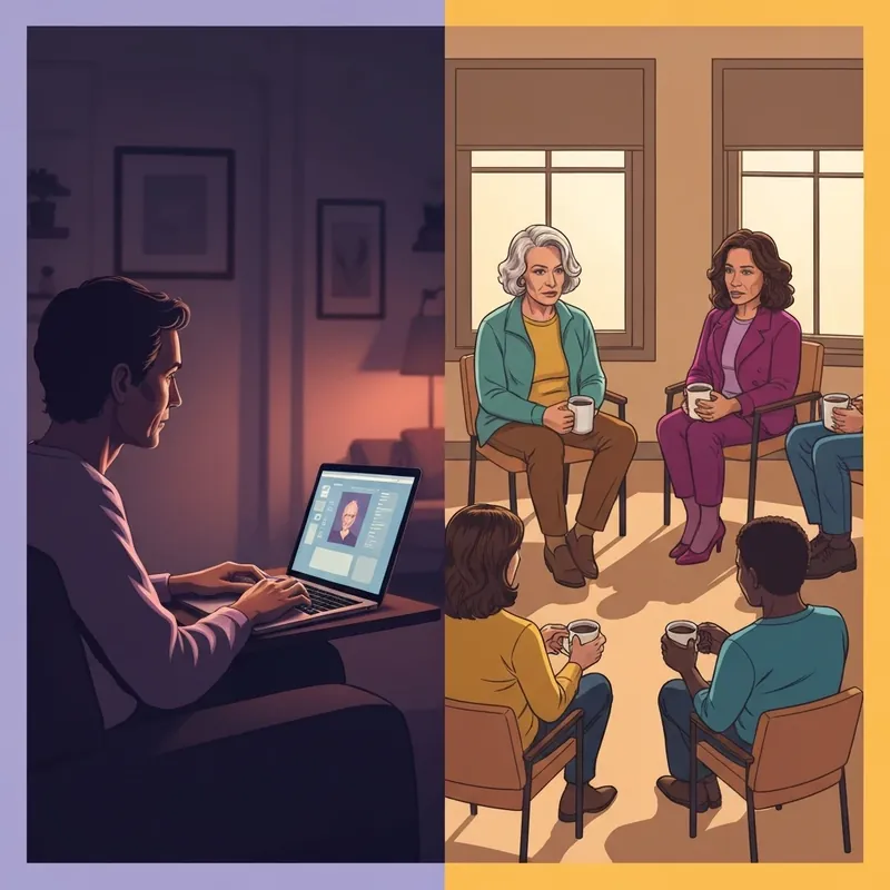 Finding Your People: Caregiver Support Groups Online vs In-Person