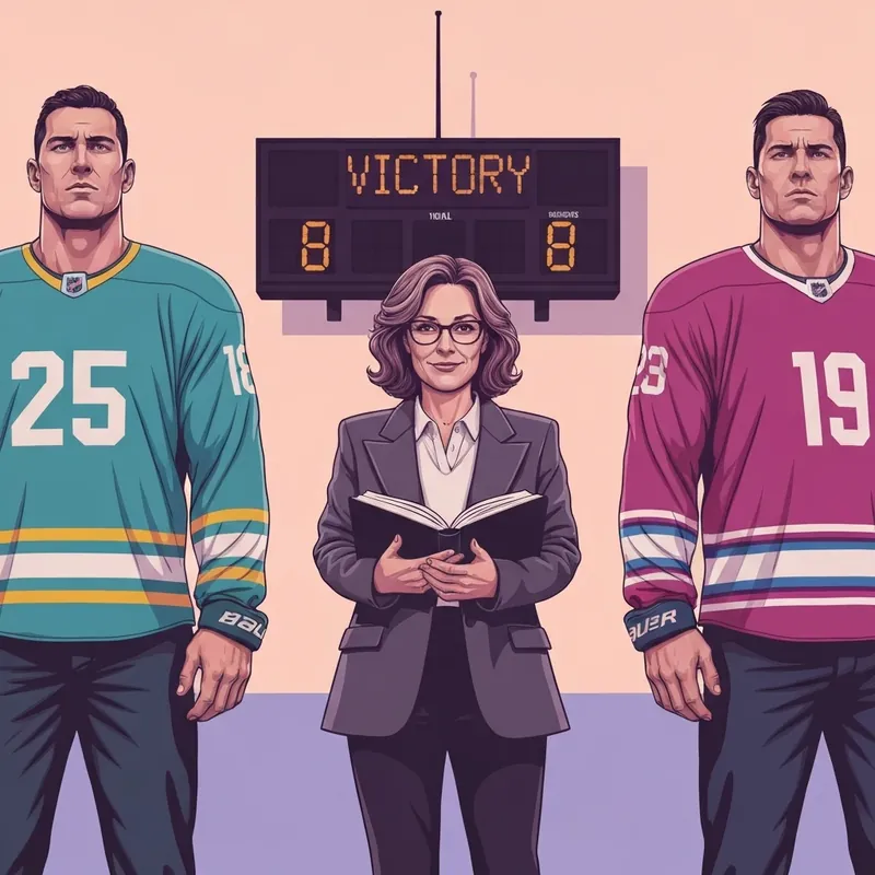 Double Pucked cover-style imagery featuring Lyla standing between rivals Ryker and Chase.