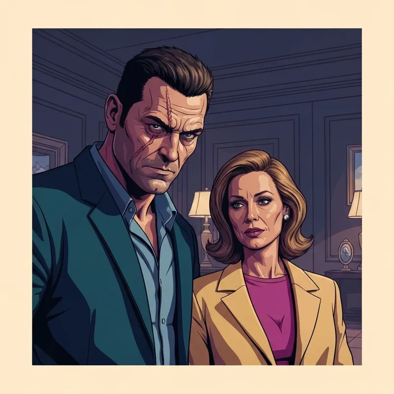 Sergei and Angelina from Hidden Truths in a dark, protective embrace reflecting the book's intense mood.