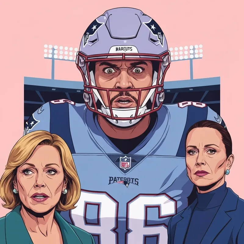 Efton Chism III wide eyes during Patriots vs Chargers trick play