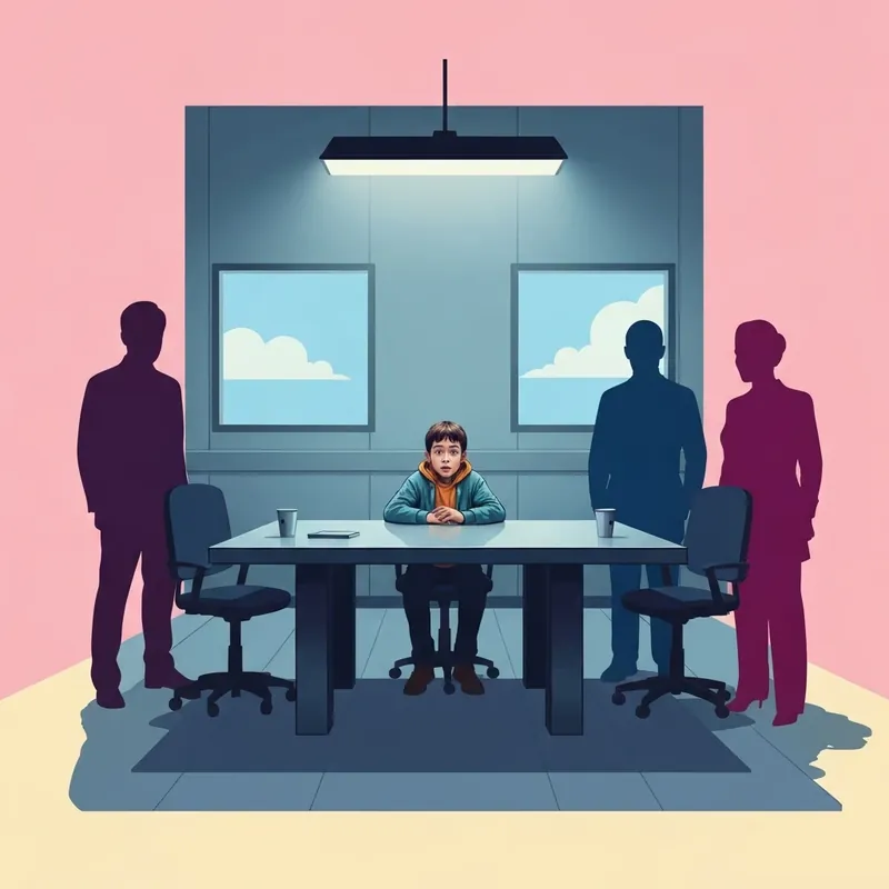 The emotional interrogation of Jamie Miller in the Netflix series Adolescence