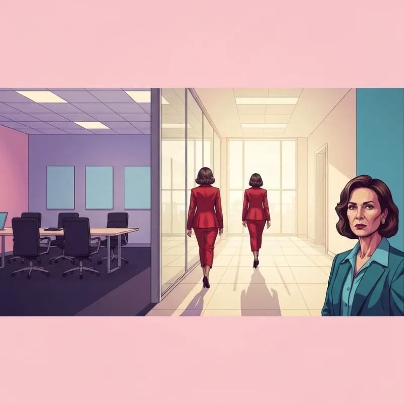 A powerful woman walking away from her past in the Blast from the Past novel alternate ending.