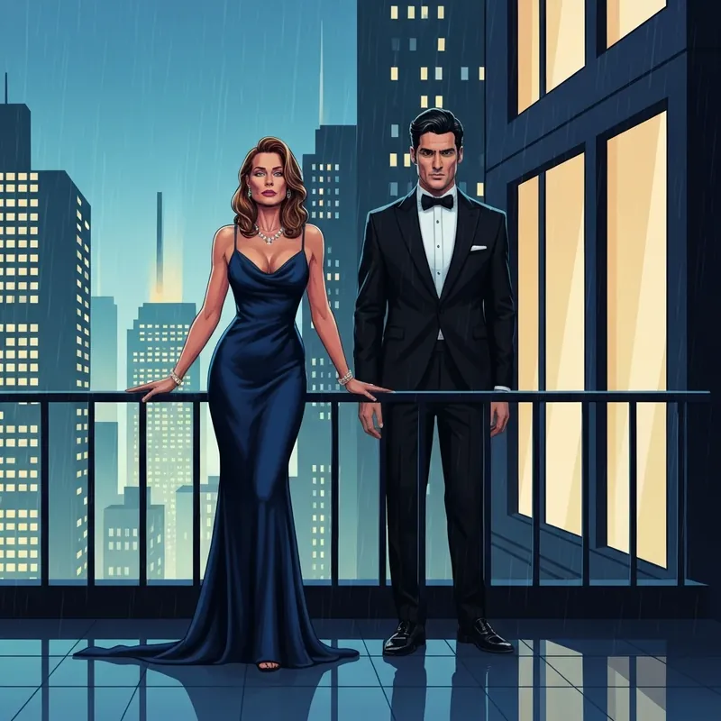 His New Stepsister. His Biggest Threat. alternate ending scene with a powerful female lead and a billionaire heir.