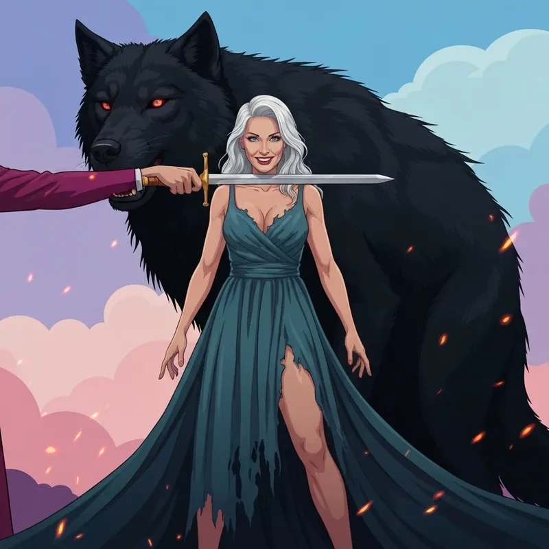 Selene stands defiantly against the Alpha in this reimagining of Alpha Damien's Trouble Maker.