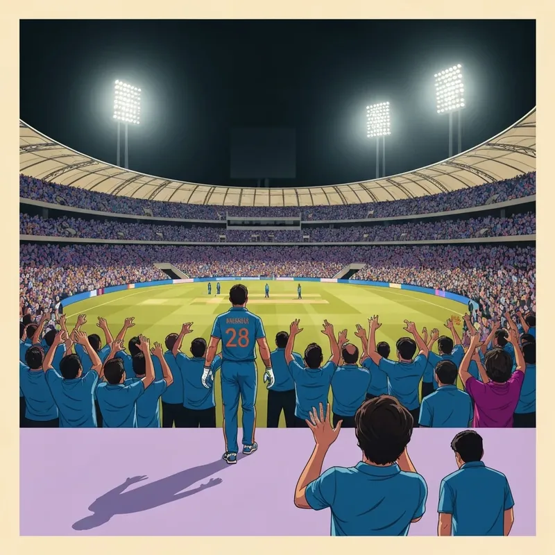 new zealand vs india 3rd ODI high-tension match atmosphere in a crowded stadium