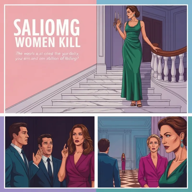 A scene from My Husband and Bestie's Betrayal Did Me A Favor showing the protagonist's revenge at a gala.