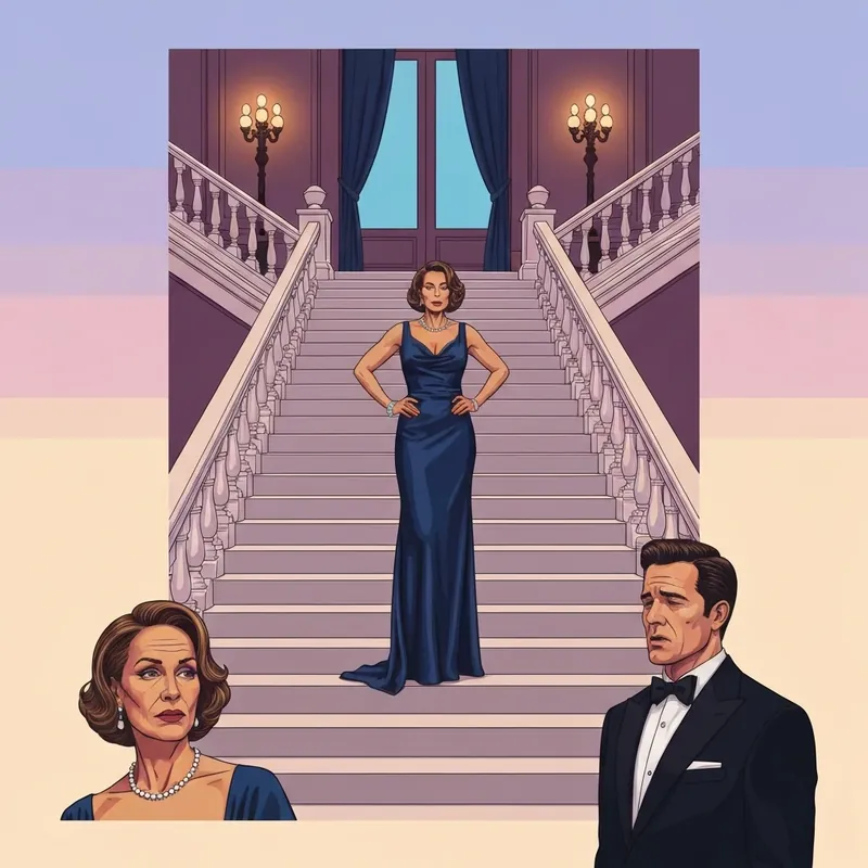 Part of Me novel alternate ending showing Yvonne Miller rejecting the groveling CEO Stephen Langford in a luxurious ballroom.