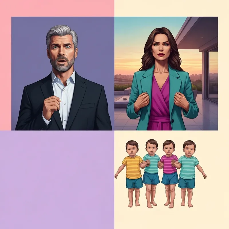 Carrying His Triplets, Becoming His Wifey book cover featuring a billionaire CEO and a mother with her triplets.