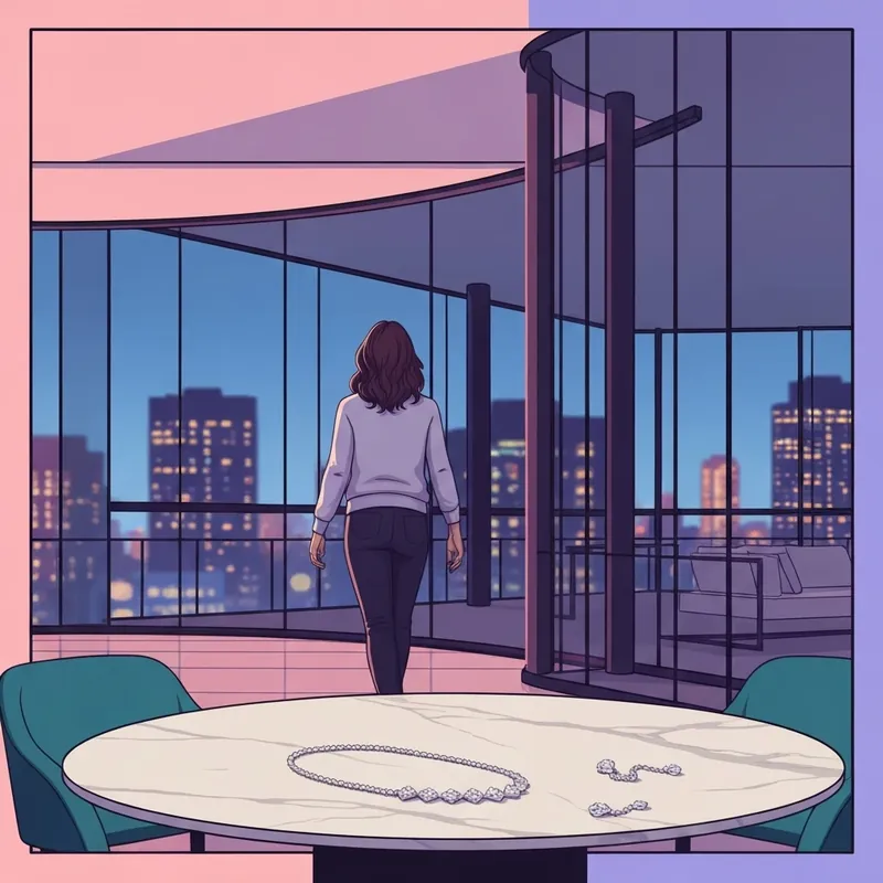 An emotional alternate ending scene for The Cold Billionaire featuring a woman walking away from a cold billionaire's luxury life.