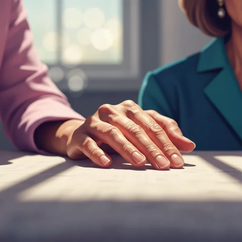 Close up of a healthy hand showing a black line on nail for identification and medical context.