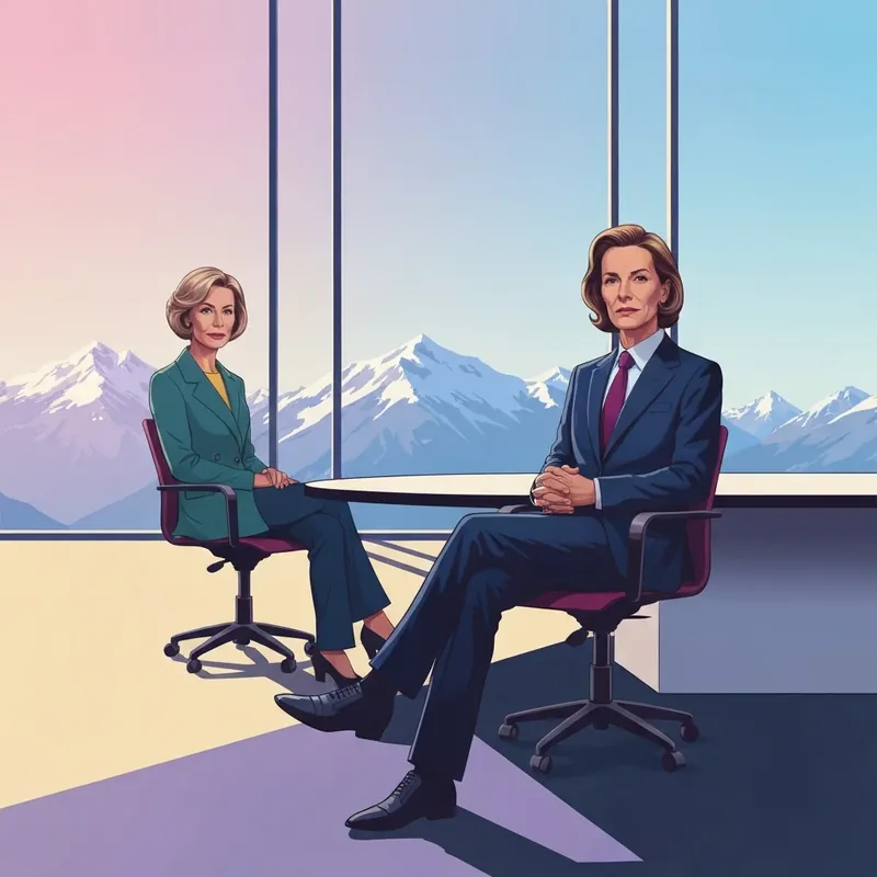 Mark Rutte inspired diplomat silhouette in a high-stakes NATO setting