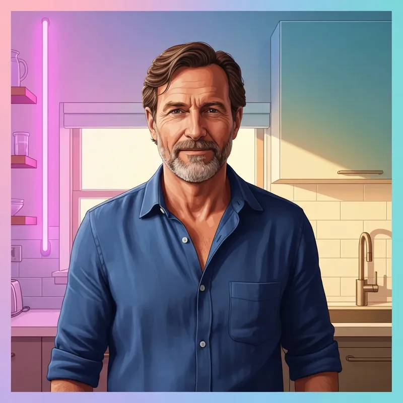 A man reflecting on the Guy Fieri new look and the courage to rebrand one's identity at age 58.