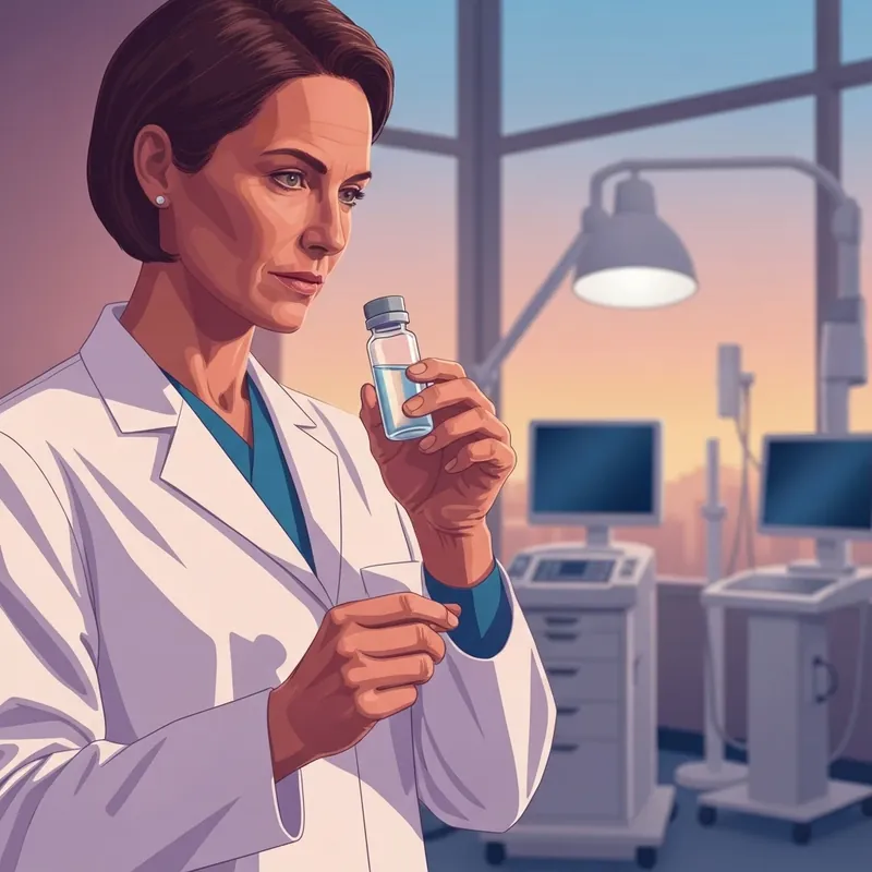 A medical professional examining how much does a vial of botox cost a doctor for their aesthetic practice.