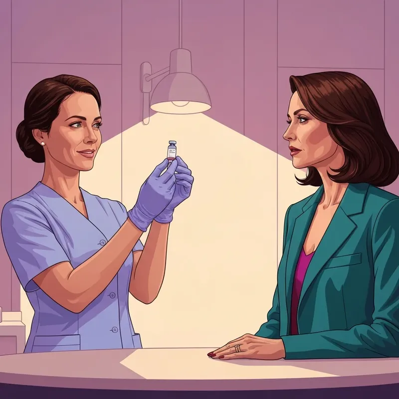 A professional consultation discussing how much should botox cost per unit in a luxury medspa setting.