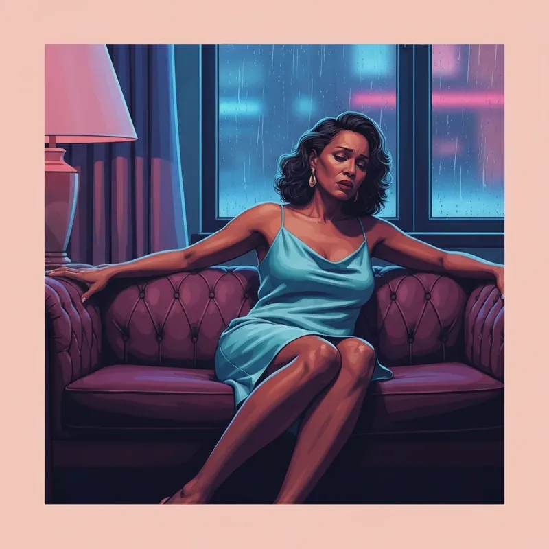 A woman reflecting on the betrayal themes found in the classic song friend of mine kelly price.