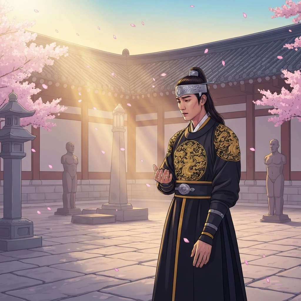 A young martial artist reflecting on his reincarnation in the world of Childhood Friend of the Zenith.