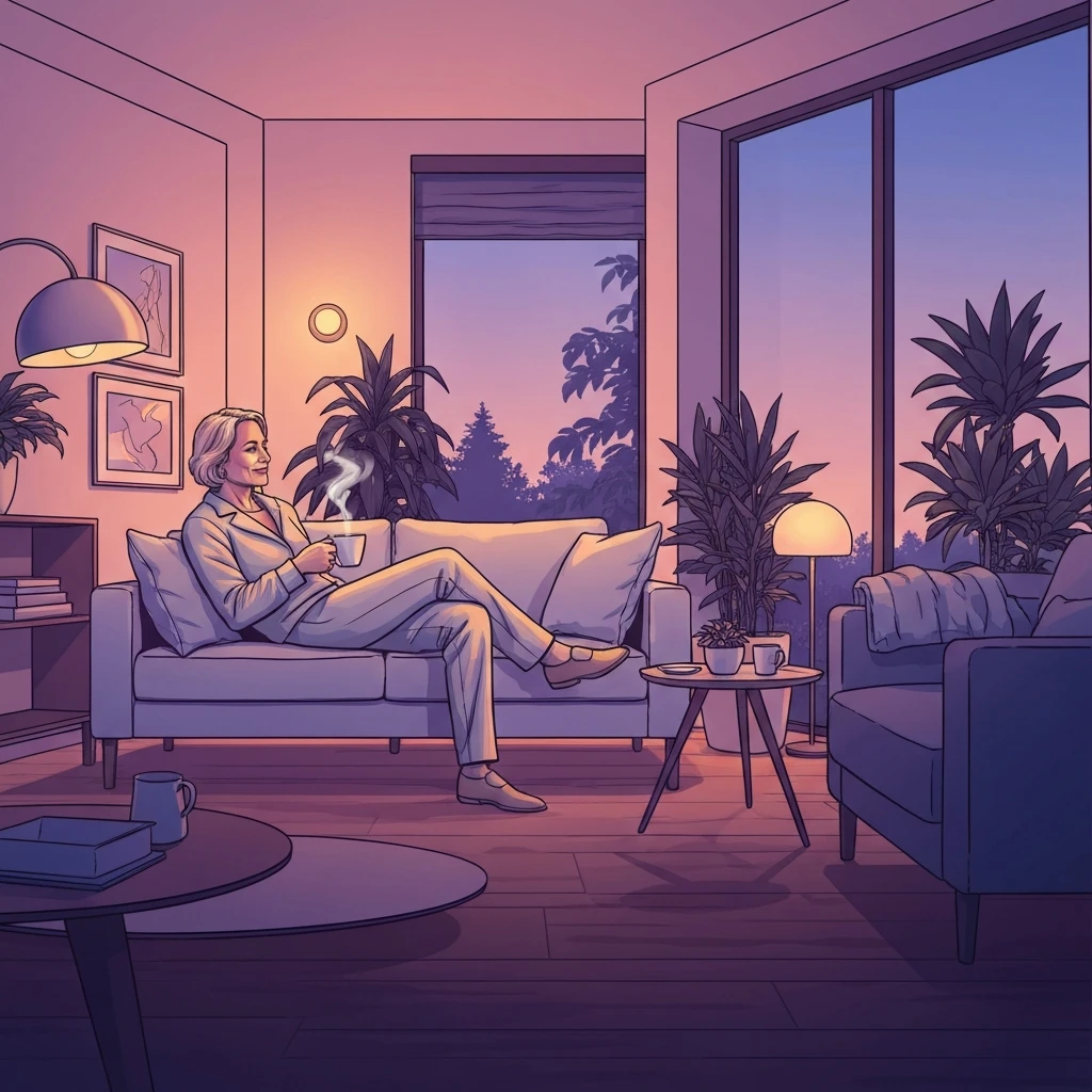 A professional individual achieving zen status in a 420 friendly living environment.