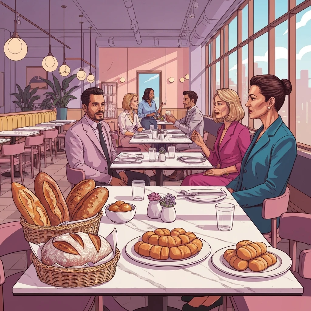 The inviting and stylish interior of friends market & bistro in Brickell Miami