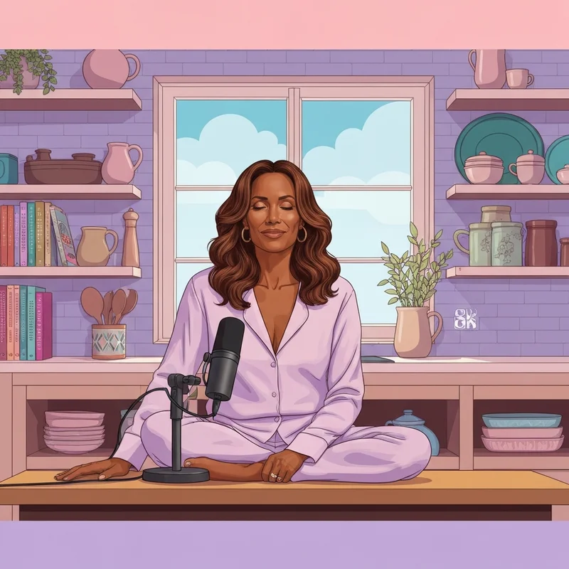 A serene portrait of Chrissy Teigen reflecting her new era of authenticity and sobriety.