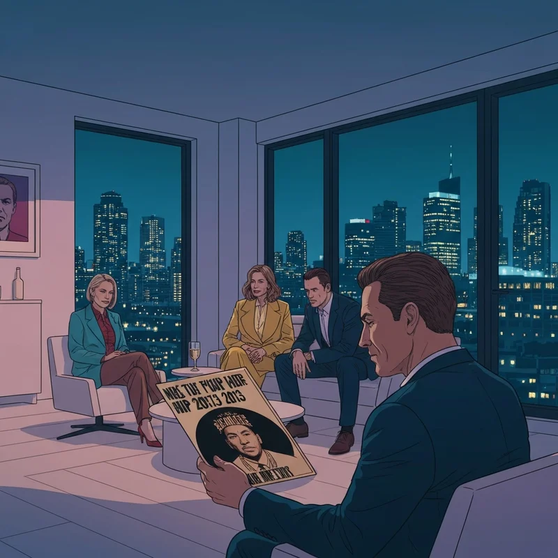 A small group of loyal friends in a luxury setting, illustrating the theme of the no new friends sftb remix.