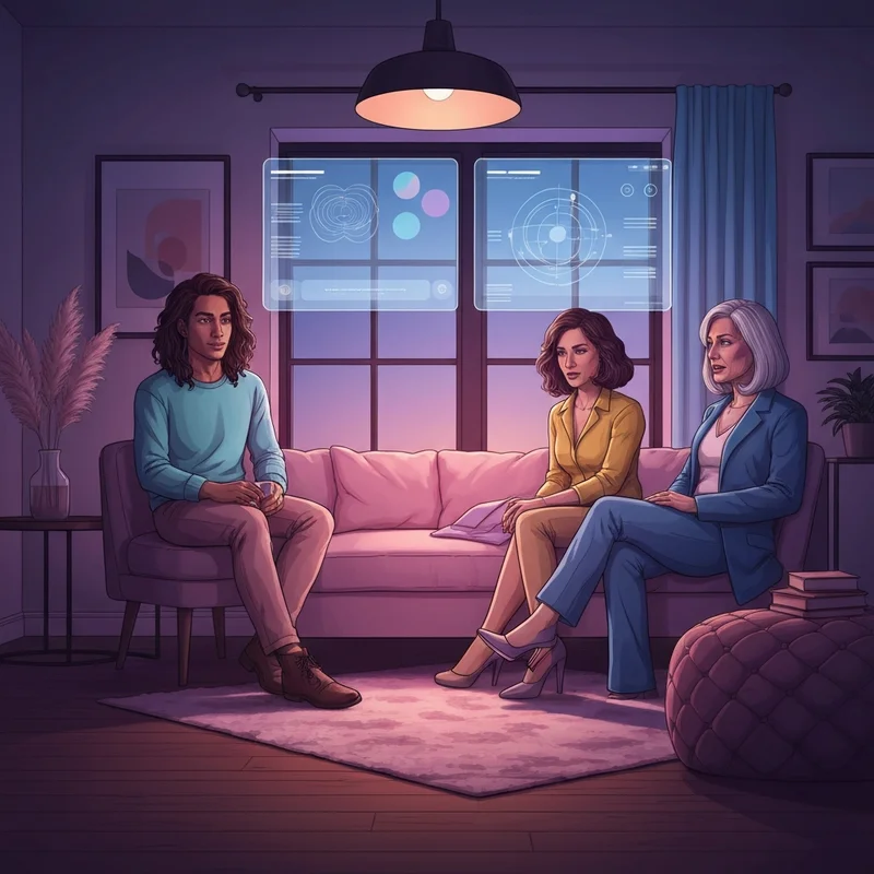 A group of young adults exploring meaningful things to do with your friends during a cozy night in.