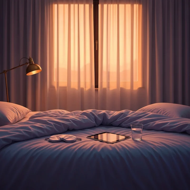 A serene and minimalist bedroom setting representing the private sanctuary for exploring women friendly porn.