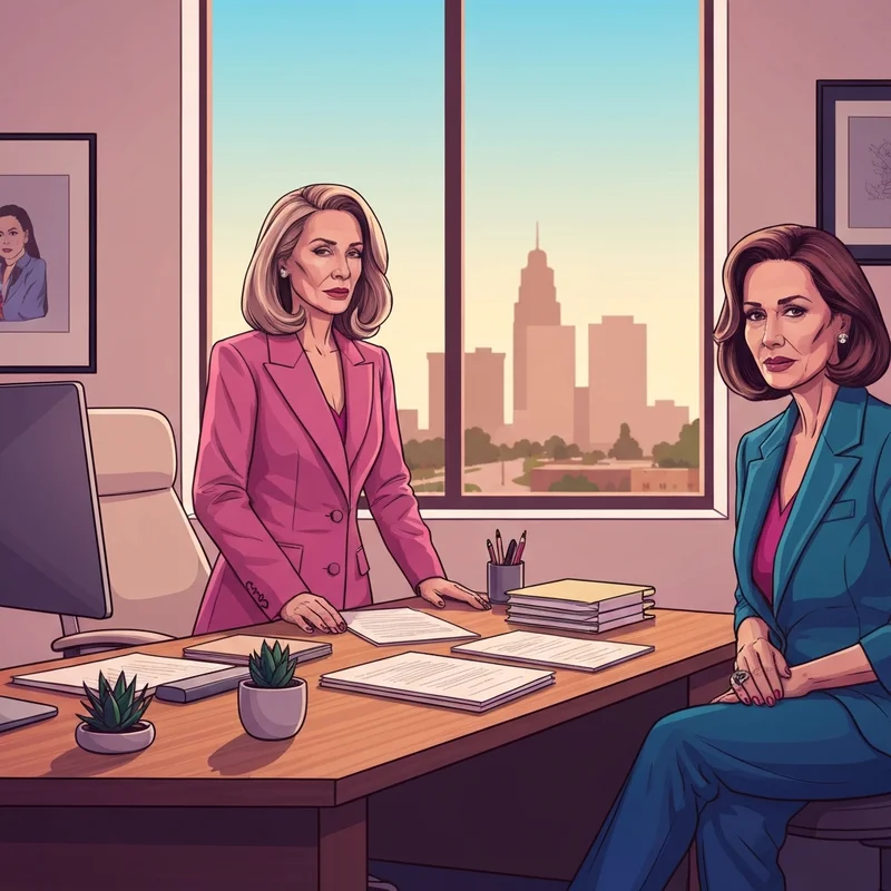 A calm office setting symbolizing the Genesee County Michigan Friend of the Court process with organized documents.