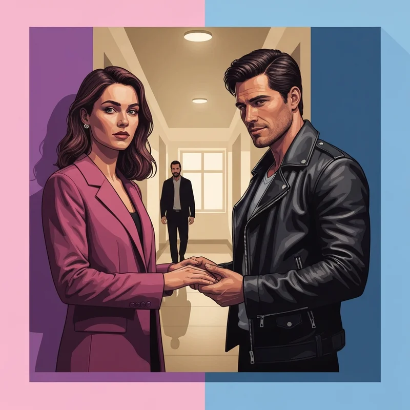 A romantic scene depicting the tension of loving my brother's best friend in a secret hallway encounter.