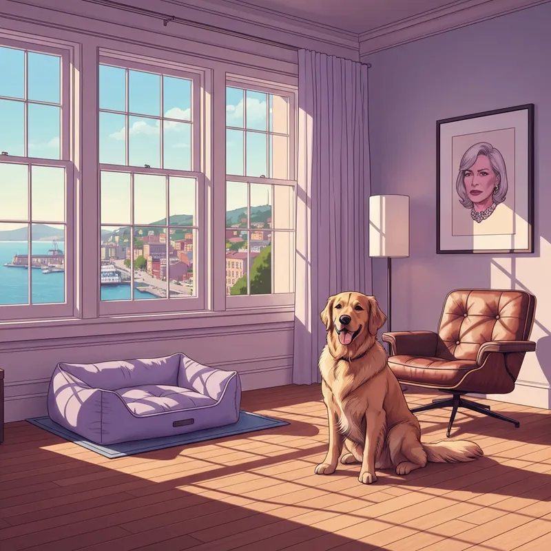 A luxurious room at one of the top dog friendly hotels portland maine with a view of the harbor.