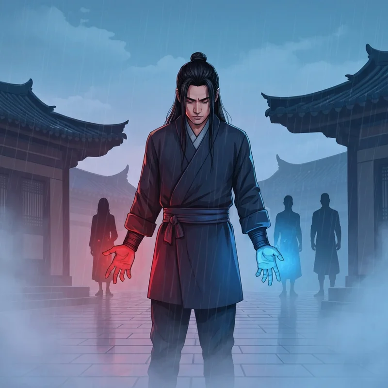 Gu Yangchun wrestling with his inner demons in Childhood Friend of the Zenith Chapter 56.