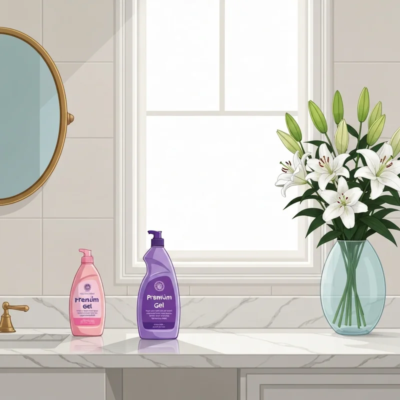 The bar keeper's friend toilet bowl cleaner - 2 count sitting in a clean, minimalist bathroom.