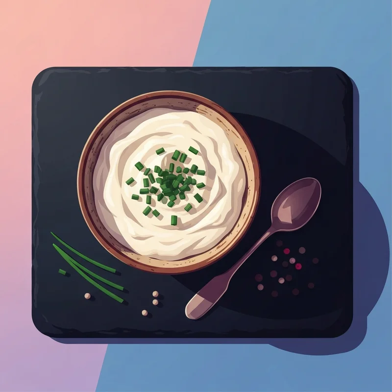 A close-up of a bowl of thick cream to determine is sour cream keto friendly.