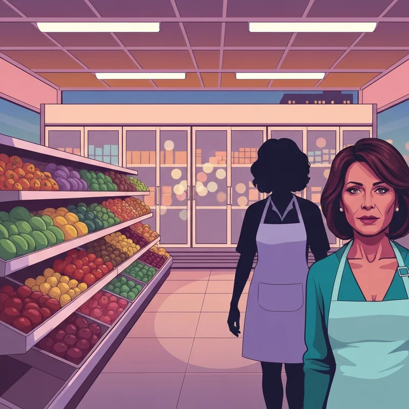 A welcoming interior view of a local Friendly Mart showcasing fresh produce and a warm atmosphere.