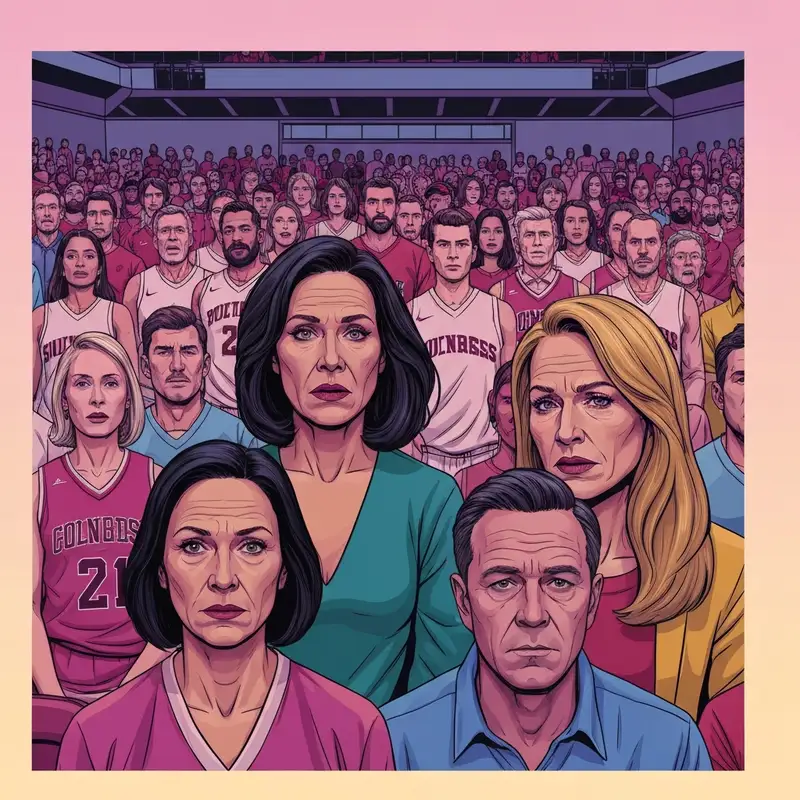 An energetic crowd in a red-tinted arena cheering for arkansas basketball during a high-stakes game.