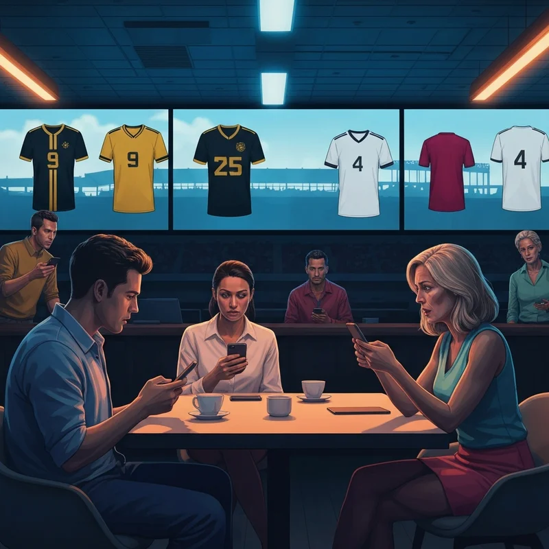 A group of fans watching the Missouri vs Alabama game with intense expressions in a modern sports bar.