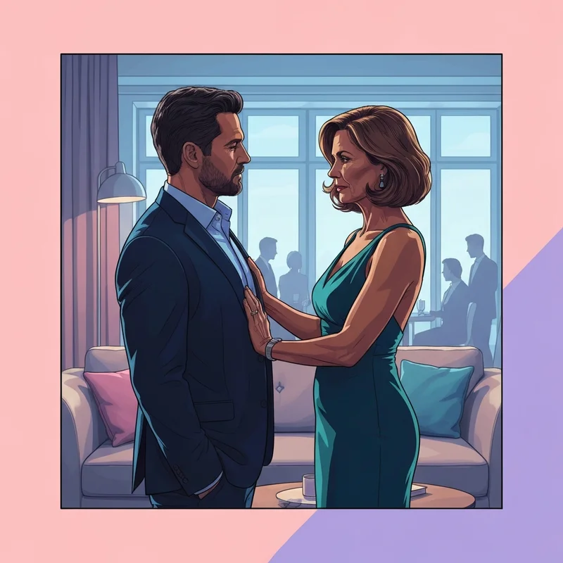 A secure couple exploring the psychological depths of the wife strips for friend fantasy in a modern setting.