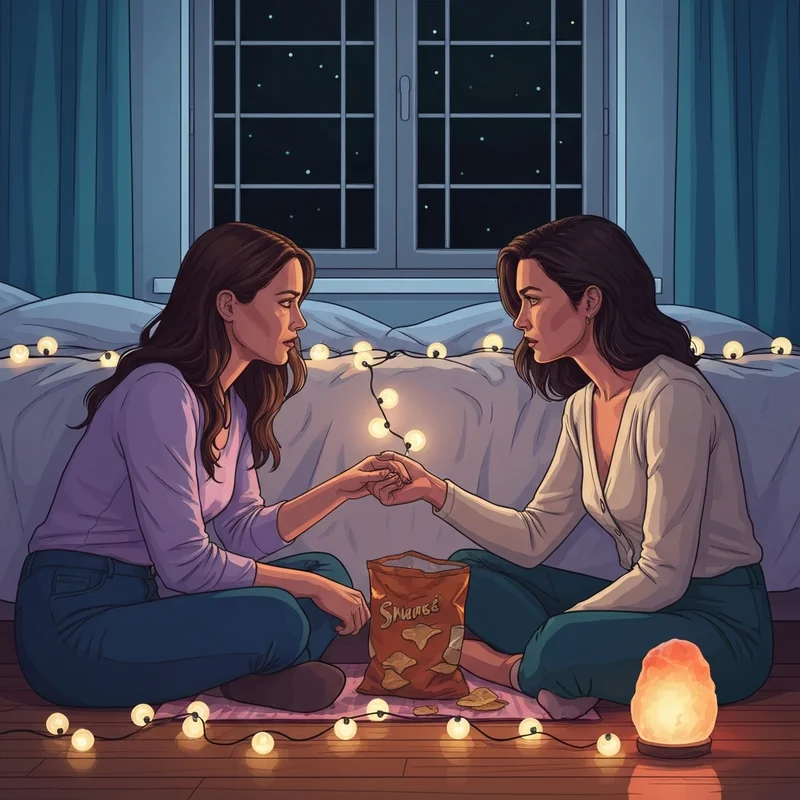 Two women sharing an intimate moment of connection, illustrating the deep bond with a lesbian best friend.