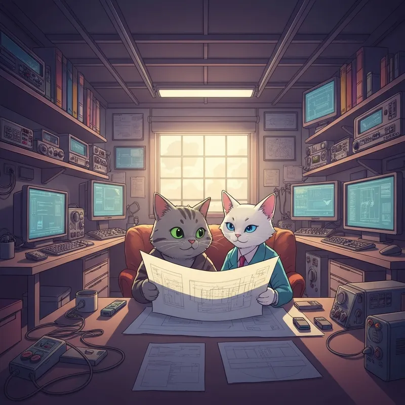 The iconic garage setting where fans hope to see the characters return in Talking Tom and Friends Season 6.