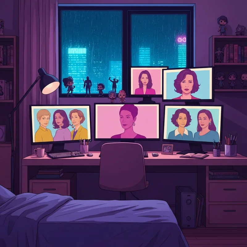 An artistic representation of the digital sanctuary where readers explore The Reason I Have a Sex Friend Harem and its psychological themes.