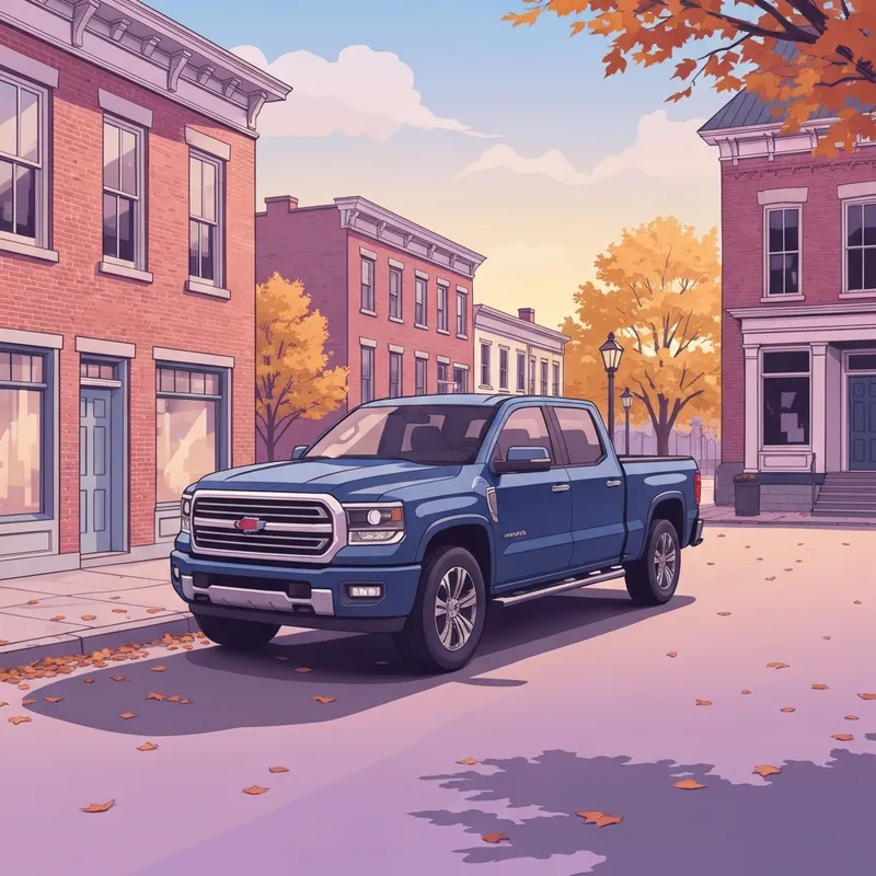 A reliable vehicle from Friendly Ford Hamilton parked on a charming street in Hamilton, New York.
