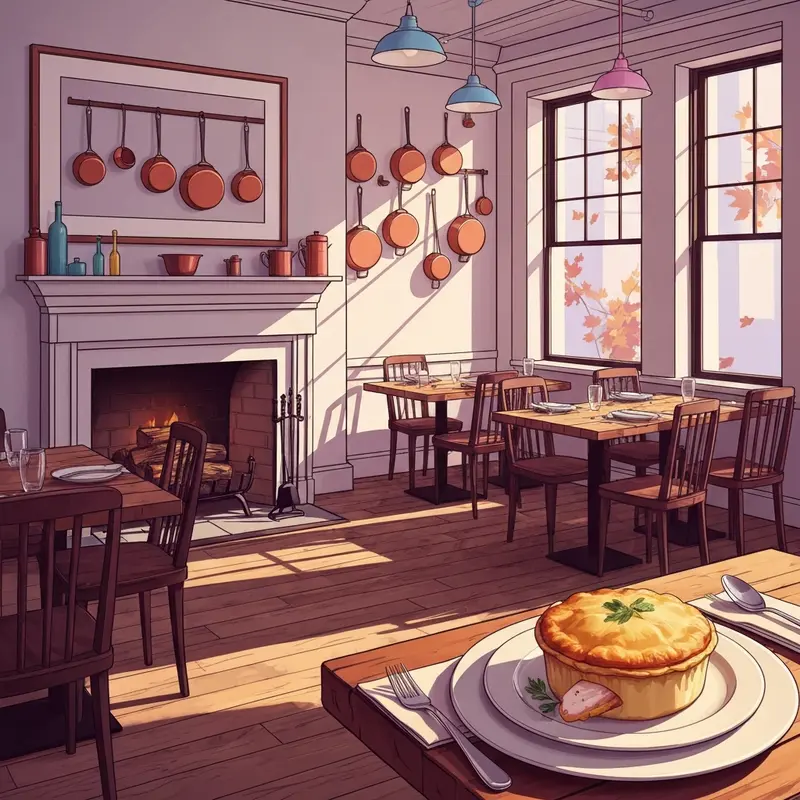 The cozy interior and friend of a farmer menu gramercy experience featuring rustic decor and comfort food.