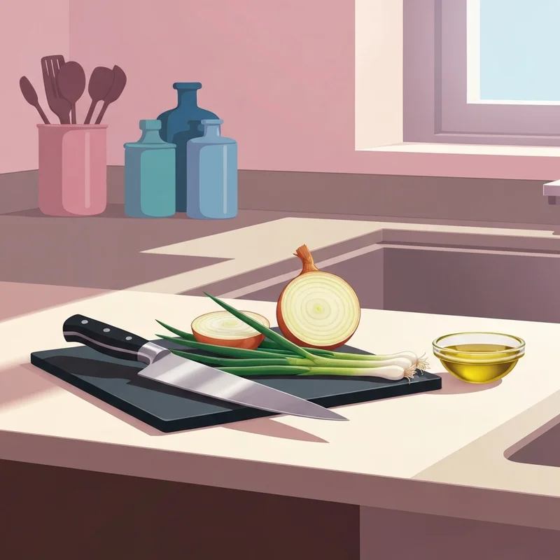 A close-up of fresh sliced onions on a cutting board, illustrating whether are onions keto friendly for high-performance meal planning.