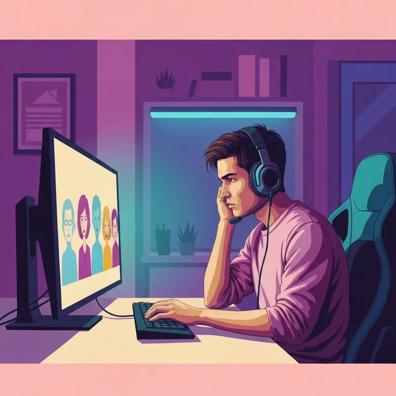 A gamer troubleshooting their headset because they can't hear friends in peak proximity chat.