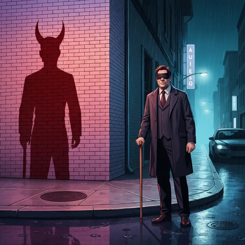 A mysterious man in Hell's Kitchen anticipating daredevil born again season 2.