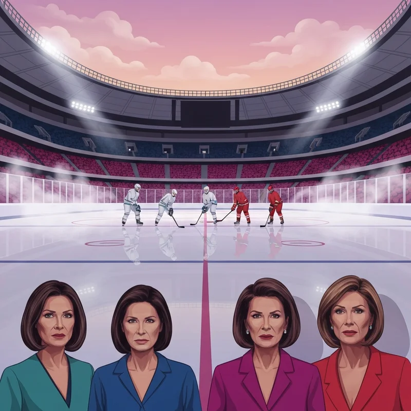 A high-stakes moment during the kings vs red wings game at Little Caesars Arena.