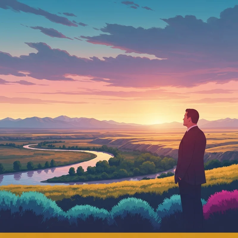 A peaceful Idaho landscape honoring the legacy of Roland Steadham.