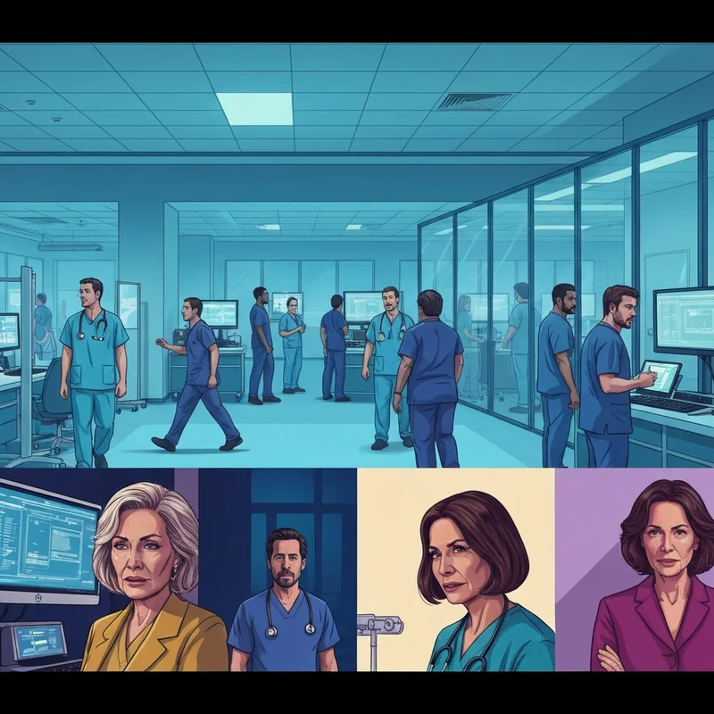 The high-stakes emergency department of Gaffney Chicago Medical Center as seen in Chicago Med.
