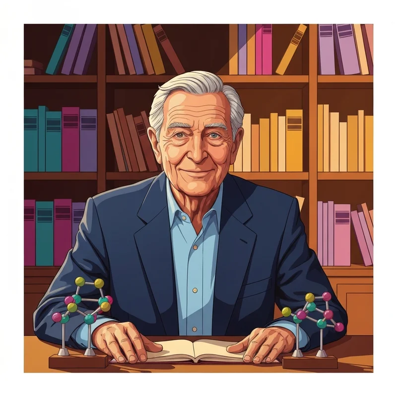 Alan Alda sitting in a sunlit study symbolizing wisdom and science communication.