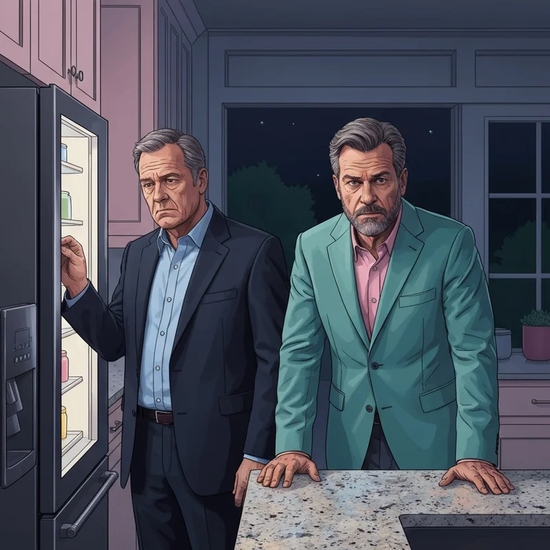 A cinematic scene representing the suburban malaise and tension found in the HBO series dtf st louis.