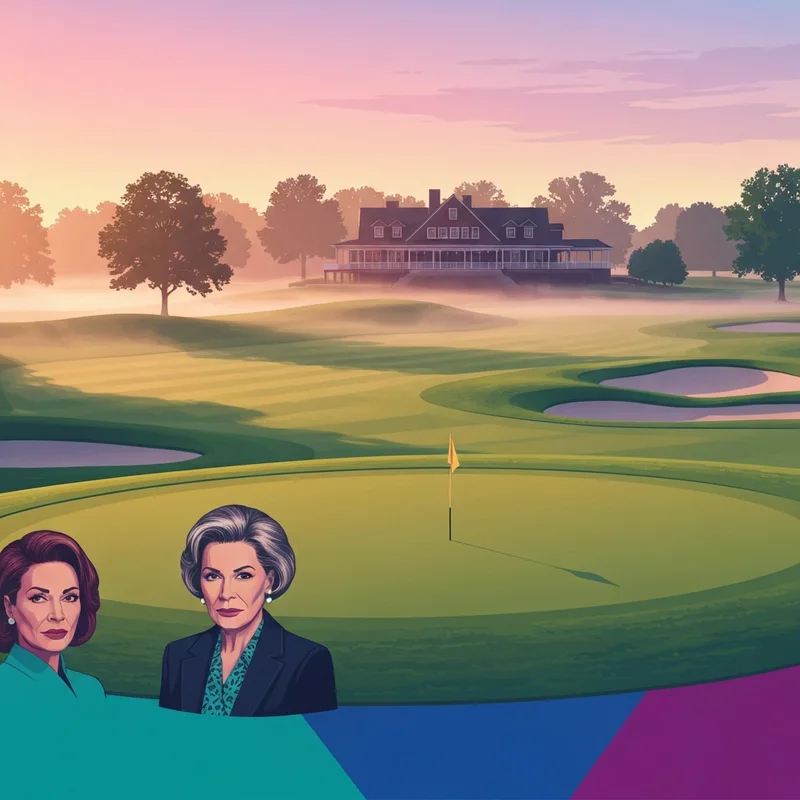 The scenic fairways of Brae Loch Golf Course in Grayslake at sunrise.